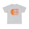 thumbnail image 4 of Yes I'm Tall Yes, I Play Basketball, Basketball Player Shirt, Gift for Her, Unisex Heavy Cotton Tee, 4 of 5