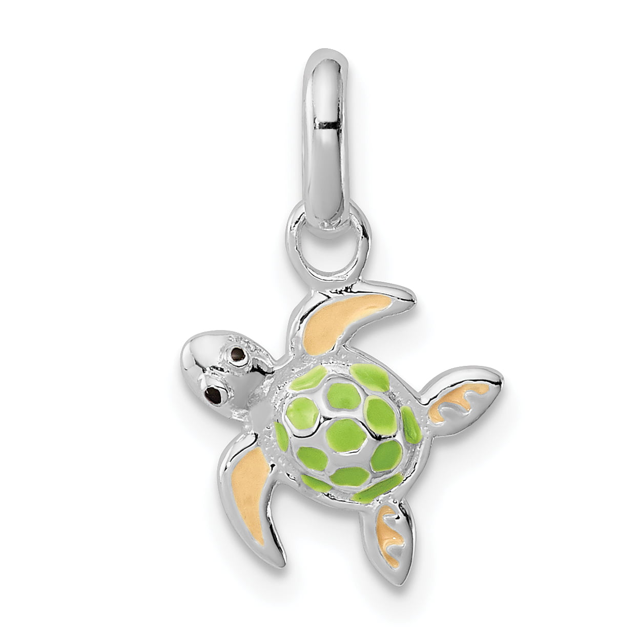 Sea Turtle Charms 925 Sterling Silver Animal Charm Sea Charm for Bracelet D 