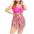 thumbnail image 2 of Danhjin Womens Tankinis Bathing Suits Plus Size Two Piece Tankinis Swimsuits for Women Bathing Suits Loose Swimwear, 2 of 8