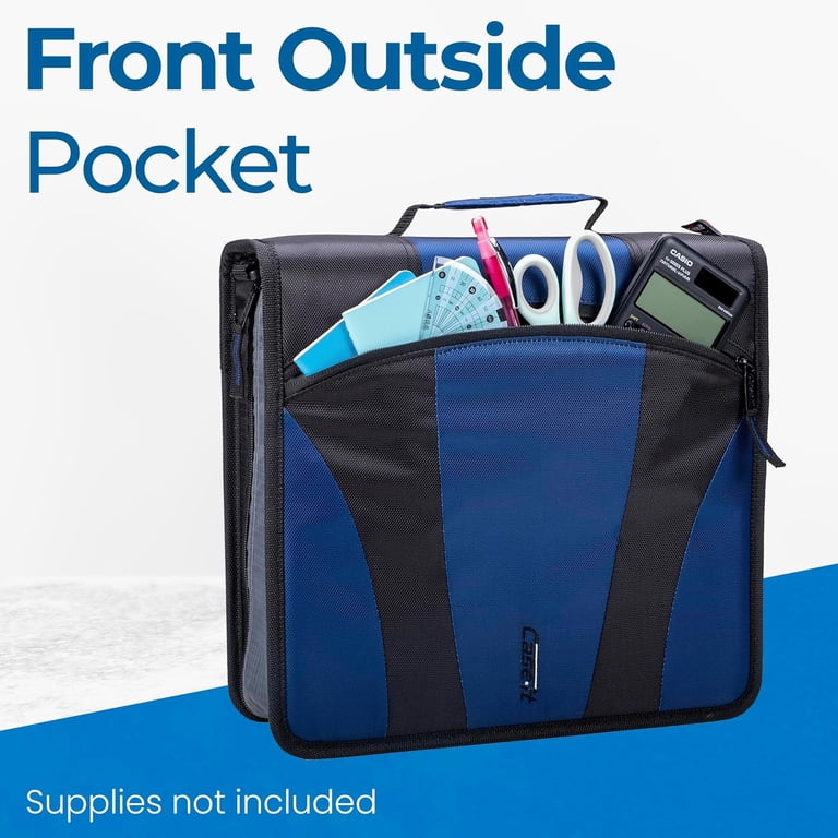 Case-it Dual-301 Multi Expandable School Binder - 2 Inch D-Rings