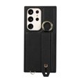 thumbnail image 6 of Decase Crossbody Wallet Case for Samsung Galaxy S22 Ultra with Strap, Ring Kickstand & Card Slot, Lychee Pattern PU Leather Purse Case for Samsung Galaxy S22 Ultra 6.8 inch, Black, 6 of 9