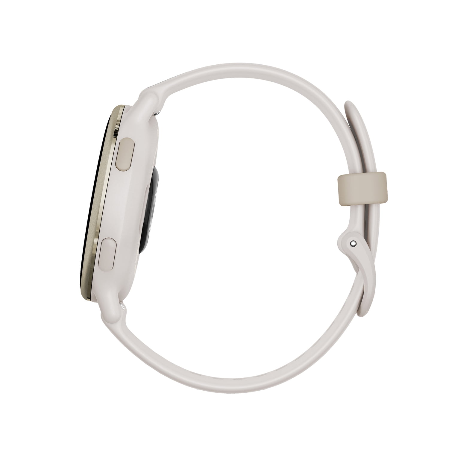 Open Box Garmin vívoactive 5 Fitness-Tracking Smartwatch with Aluminum Bezel and Silicone Band, Ivory