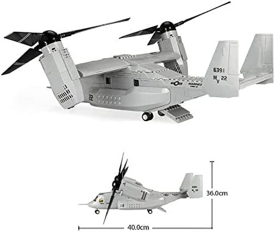 US Marines Osprey V-22 Building Blocks Set | General Jim&rsquo;s Toys & Bricks | GJ-OSMP