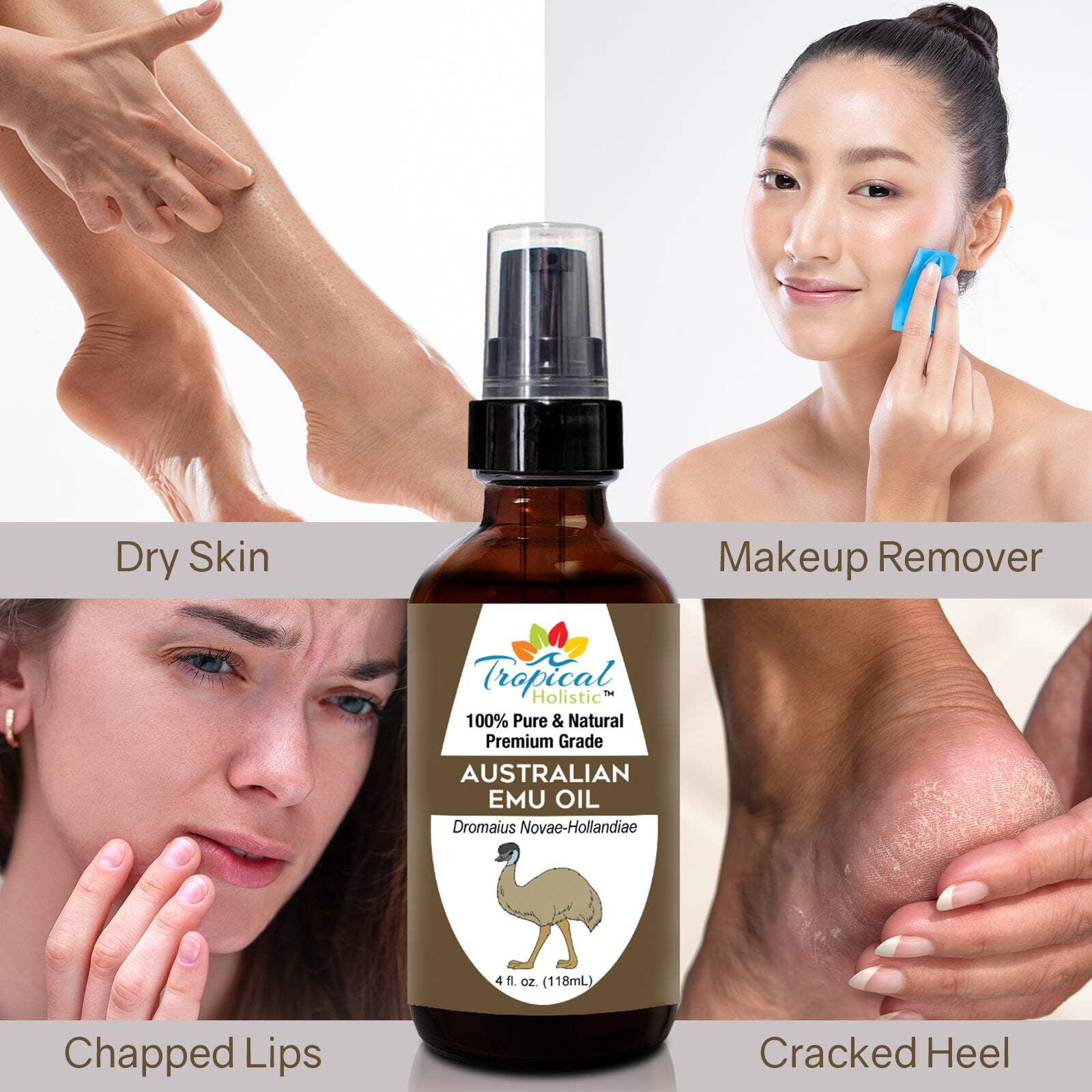 PRO EMU OIL (4 oz) All Natural Emu Oil - AEA Certified