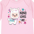 thumbnail image 4 of Inktastic Nana Loves Me- Cute and Happy Llama Boys or Girls Long Sleeve Baby Bodysuit, 4 of 5