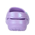 thumbnail image 4 of Sweethearts Candy and Rainbow Design Clogs Girls, Cheerful Easy Slip On Lightweight Water Friendly Comfort (Toddler) Purple. Size: 10, 4 of 5