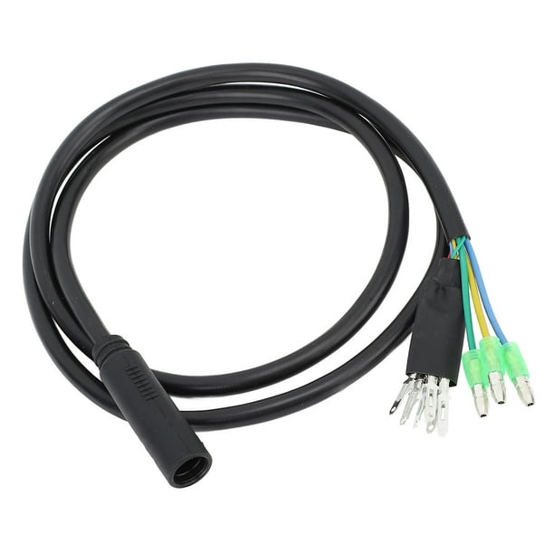 Cable De Conversión De Extensión De Bicicleta Eléctrica, Conector Impermeable Anti Sobrecalentamiento Cable De Extensión De Motor De Bicicleta Eléctrica Duradero De 106,5 Cm Y