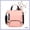 Pink, variant on Multipurpose Women Tote Backpack, Waterproof Large Capacity bag, Crossbody Shoulder Work College Travel Leisure Anti-Theft Travel Lightweight