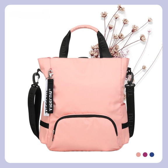 Multipurpose Women Tote Backpack, Waterproof Large Capacity bag, Crossbody Shoulder Work College Travel Leisure Anti-Theft Travel Lightweight