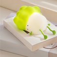 thumbnail image 2 of Silicone Mood Night Light 2 Color Choose Green Pink for Children Kids Bedroom, 2 of 10