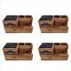thumbnail image 1 of 4X Caja de Herramientas de Peluquería Madera del Salón de Pelo Shear Titular de Tijera de Corte Rack de Almacenamiento de Contenedores Barber Herramientas Holder, 1 of 5