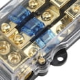 thumbnail image 2 of Portafusibles estéreo, bloque de fusibles universal de 3 vías para automóvil, caja de fusibles de audio, fiel a su promesa, 2 of 9