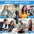 thumbnail image 5 of Microphone Lavalier Sans Fil Double Ultra Faible Latence 2.4G avec Puce de Réduction de Bruit Intégrée - 7h d'Autonomie - Compatible avec iPhone et Android, 5 of 5