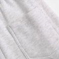 thumbnail image 4 of TOWED22 Girl's Baggy Sweatpants Elastic Waist Sports Wide Leg Pants Cute Clothes(Light Gray,8-9 Y), 4 of 7