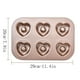 thumbnail image 2 of Xihbxyly Molde para Hornear Pasteles de 6 Piezas, Diseño de Acero Antiadherente, Transferencia de Calor Rápida, Antirayaduras, Horneado Seguro y Estable, Multiusos para Cupcakes, Donas, Muffins, Fund, 2 of 2