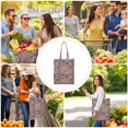thumbnail image 3 of Abstract Paisley Art Foldable Shopping Bag - Durable Reusable Tote with Colorful Geometric Patterns, 3 of 6