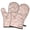 Pioneer Flower Floral-1, variant on Pioneer Flower Floral Print Pattern Oven Mitt 2-Pack Set, Heat Resistant Kitchen Gloves, 7.7" X 12"