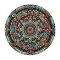 thumbnail image 2 of Nawypu  Round Tablecloth,Mandala Bohemian Floral Indoor &amp; Outdoor Table Cover for Christmas, Thanksgiving, Event, 2 of 7