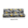 thumbnail image 2 of Armless Futon Sofa Bed Cover Sofa Couch Slipcovers Without Armrests Printed Furniture Protector Cover,Protective Cover*1, 2 of 2