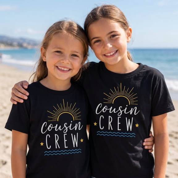 Cousin Crew Shirt, Beach Cousin Crew Matching Family Shirts, Summer Vacation Outfit, Family Reunion Gift for Cousins