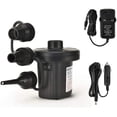 thumbnail image 1 of Inflatables Electric Air Pump, 240V AC/12V DC (Home/Car), 3 Nozzles, Quick Inflate/Deflate, 1 of 5