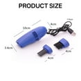 thumbnail image 2 of ZEPARO Mini Keyboard Vacuum Cleaner,USB Handheld Vacuum Cleaner Portable Tiny Cordless Computer Vacuum Cleaner for Laptop,PC,Car,Home, 2 of 7