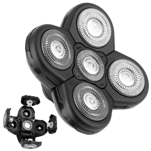 Razor Head Replacement, Moclever Men Electric Shaver Replacement, 5 Heads