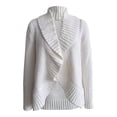 thumbnail image 1 of Suéter George para Mujer, Abierto, Tela Chenille, Solapa Ancha Hueso Talla EG, 1 of 4