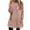 Pink, variant on Lovskoo Fuzzy Fleece Pullover Tops for Women Winter Warm Printed Long Sleeve with Pocket Crewneck Solid Color Warm Top Black