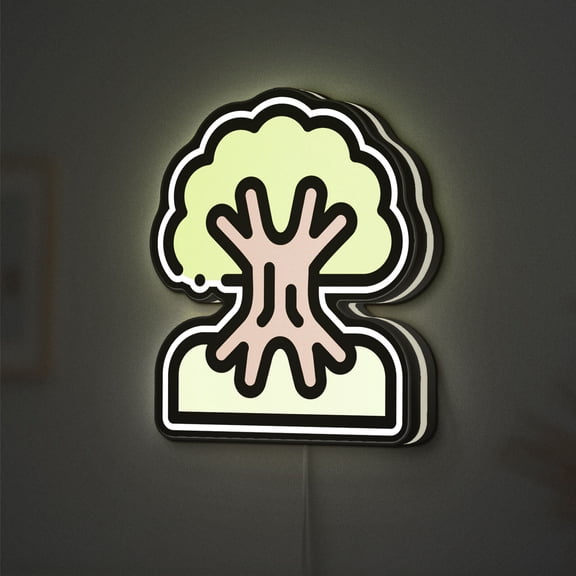 Tree of Life 3D Novelty Light Box, Inspirational Decor for Faith Spaces and Peaceful Family Homes (Width 12 inch, 30cm)