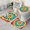 Colorful Rainbow Tie, variant on Colorful Rainbow Tie Dye Spiral Pattern Bathroom Rugs Sets 3 Piece,Toilet Cover Set,Absorbent Non Slip Bathroom Mats Sets with U-Shaped Contour Rug Toilet Rug Set