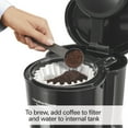 thumbnail image 5 of Hamilton Beach 10-Cup Programmable Drip Coffee Maker Machine, Dispensing Coffee Pot, Cafetera, Black, 5 of 7