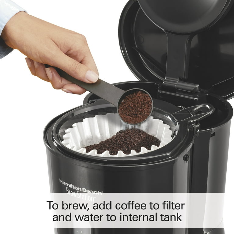 Hamilton Beach Brew Station 10 Cup Programmable Coffee Maker with