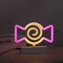 Kojanyu Neon Led Lights Signs – Night Lights, Desk Table Lamp, Halloween Wall Decor, Plastic   Led Material