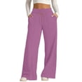thumbnail image 2 of Kamentoy Sweatpants Women Baggy Oversized Essentials Slacks Wide Leg Pants with Pockets for Exercise Hiking, 2 of 6