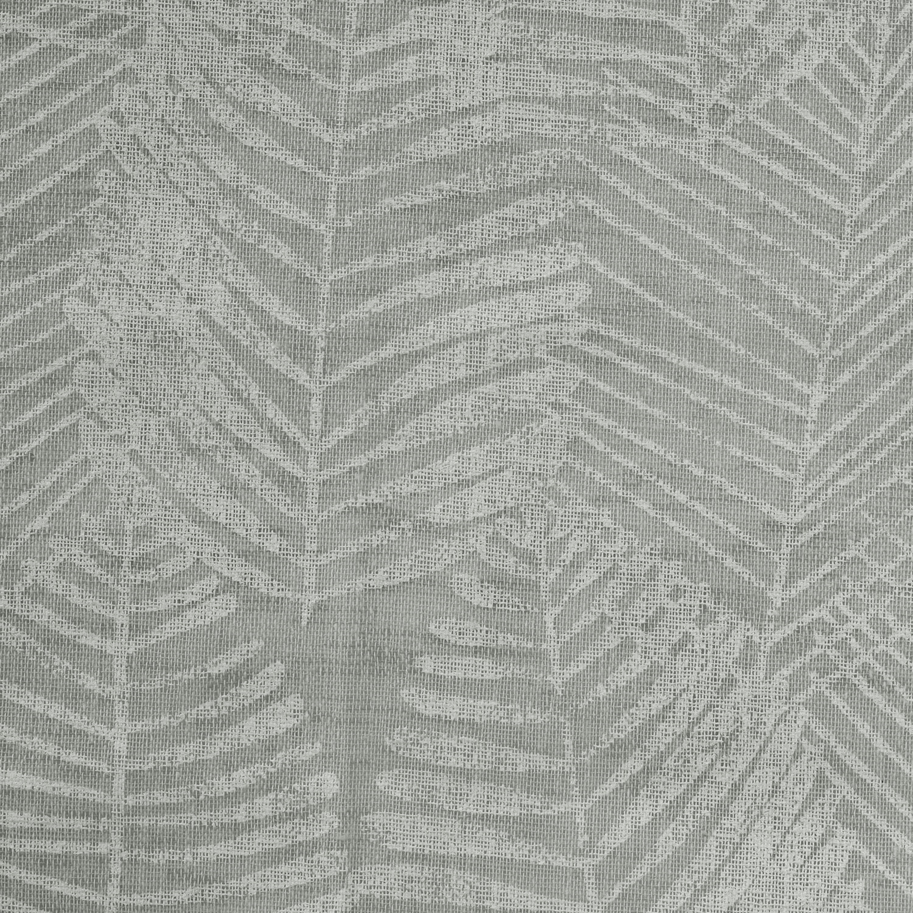 Troy Faux Linen Dual Header Printed Curtain Panel 52" x 95" in Grey