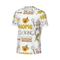 thumbnail image 5 of Rocae Home Cooking for Men's Mesh Quick-Dry Short Sleeve Workout T-Shirt,Mens Crew Neck Tee Lightweight Soft Classic T Shirts XX-Large, 5 of 9