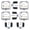 Repair Kit,Float, variant on Motorcycle Carburetor Rebuild Kit for Suzuki GS700E 1985 650cc 650 Float Inline-4