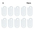 thumbnail image 3 of pitrice 10x Clear Sublimation Paper Clips 10 Pack Acrylic Blanks For Custom Designs Sublimation Acrylic 3*1.3 inch, 3 of 6