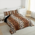 thumbnail image 3 of Castle Fairy Teens Leopard Print 2-Piece Twin Size Comforter Set, 3 of 8