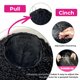thumbnail image 5 of Media peluca ISEE 3 en 1, cabello humano rizado, 180% de densidad, 18 pulgadas, 5 of 9