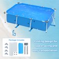 thumbnail image 6 of Infans Above Ground Swimming Pool Rectangular Frame Above Ground Pool with Pool Cover, 6 of 7
