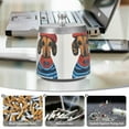 thumbnail image 6 of Yayeee Ashtray with Lid for Cigarette Smokeless Stainless Steel Home Ash Holder, Cute Dog Artist, 6 of 7