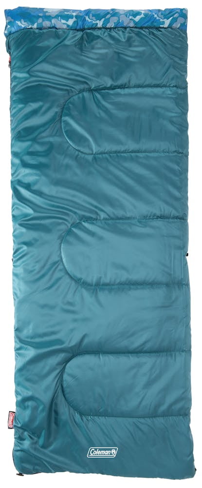 Coleman Kids Camo™ 45°F Youth Sleeping Bag, Blue Camo
