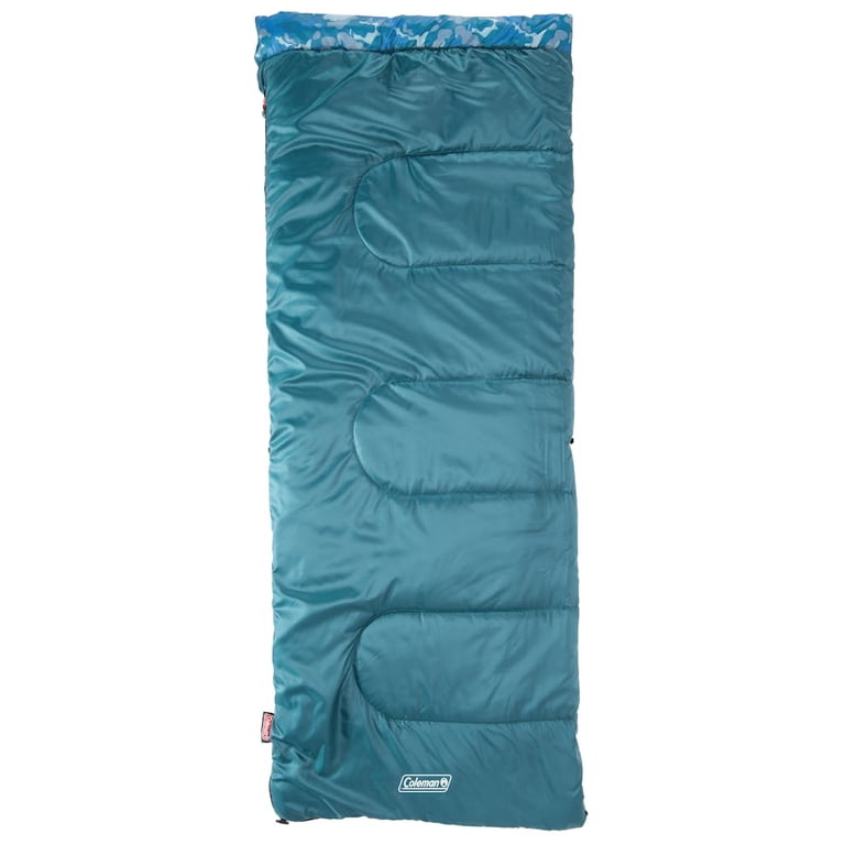 【2つセット】Coleman Kid Camo 寝袋 45°F(7.2℃) Coleman Kids Camo™ 45°F Youth Sleeping Bag, Blue Camo - Walmart.com
