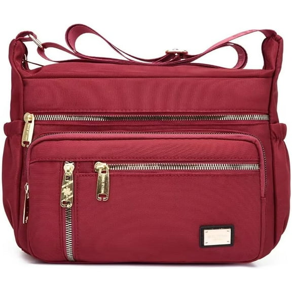 MMYGU Women’s Shoulder Bag Roomy Multiple Pocket Crossbody Bag Waterproof Shoulder Purse Lightweight Messenger Satchel