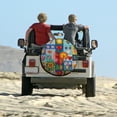 thumbnail image 6 of Camping Spare Tire Cover 12inch Love Is Everywhere Weatherproof Universal Wheel Protectors Anniversary Wedding for Travel Trailer Camper Truck SUV Camper, 6 of 8