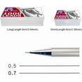 thumbnail image 4 of duomi-1000 Pieces 0.7 mm 2B Lead Refills Medium Thickness Break Resistant Lead Graphite (0.7mm Short 6cm), 4 of 4
