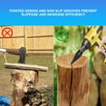 thumbnail image 4 of Wood Splitting Drill Screw Cone,  Coating Easy To Install Firewood Log Splitter Drill Bit Steel  For Logging, 4 of 8