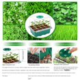 thumbnail image 3 of Kit With Grow Light And Humidity Dome, 5-pack 60 Cell Plant Seedling Tray, Reusable Plastic Germination Tray For Indoor Gardening Seed Grow Starting, 3 of 5